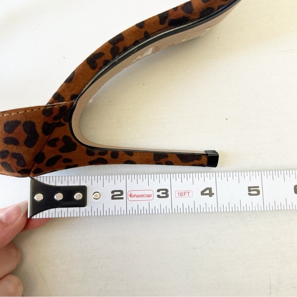 Topshop Leopard Print Stiletto Heels Ankle Strap Brown and Black Size 7.5 UNWORN - Picture 12 of 15